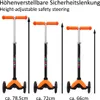 Jamara KickLight Scooter orange Náhľad obrázku produktu 8