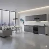ULWEHOME | Küchenzeile 320 cm Anthrazit, Küchenmöbel-Set Produktbild-Vorschau 2