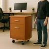 Wiltec transportní vozík 250 kg 380 mm, kulatý, MDF Náhled obrázku produktu 7