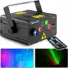 Laserový projektor Beamz Nanowave – červeno-zelený, s LED Náhľad obrázku produktu 1