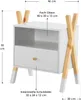 Juskys Kinder Nachttisch Jamie - Schublade & Fach - kleiner Produktbild-Vorschau 12