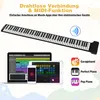 Pianoforte arrotolabile a 88 tasti, portatile con 128 ritmi Anteprima dell’immagine prodotto 3