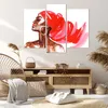 Bild auf Leinwand - Leinwandbild - frau modern - 130x100cm Produktbild-Vorschau 7