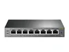 A TP-Link 8-port Gigabit managed POE+ switch is shown against a white background. Anteprima dell’immagine prodotto