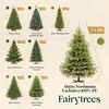 FAIRYTREES Árbol de Navidad 220 cm Nordmann Exlusivo 100% Vista previa de la imagen del producto 7
