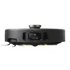 A robotic vacuum cleaner is shown from a side-angle against a white background. Produktbild-Vorschau