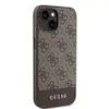 Guess Polyurethan4G Stripe MagSafe Case für iPhone 15 braun Produktbild-Vorschau 7