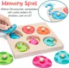 Montessori Spielzeug ab 1 Jahr, Holzpuzzle Dino Produktbild-Vorschau 5