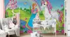 Muralo XXL Vlies FOTOTAPETE PRINZESSIN Einhorn Schloss (B) Produktbild-Vorschau 4