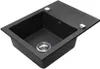 VBChome Granitspüle 59 x 44 cm Schwarz Einzelbecken Produktbild-Vorschau 1