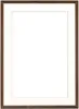 Cornice FRAMAI® 50x70 cm in marrone – con passe-partout – Anteprima dell’immagine prodotto 3