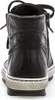The back view of a black high-top sneaker. Produktbild-Vorschau