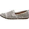 Gemini Damen Slipper Leder Mokassin floral Blumen Cutouts Produktbild-Vorschau 33