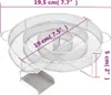 vidaXL Generátor studeného kouře kulatý 19,5 cm z nerezové Náhled obrázku produktu 6