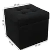 MG Design Polsterhocker Schwarz 45x45 cm - Stauraum 50L, Produktbild-Vorschau 4