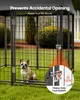 VEVOR Hundezwinger, 1,12x1,15x1,25 m, Hundehütte mit Produktbild-Vorschau 5