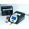 A battery charger and a battery are displayed on a white background. Produktbild-Vorschau