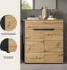 Schuhschrank Canu Xonox – Basaltgrau & Artisan – 80x94x37 Produktbild-Vorschau 10