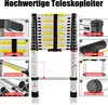 ACXIN 4,4M teleskopický žebřík Nosnost 150KG Multifunkční Náhled obrázku produktu 3