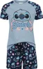 Lilo & Stitch Schlafanzug Damen Weird But Cute blau L Produktbild-Vorschau 1
