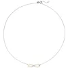 Collier Unendlichkeit Infinity Symbol 5 Diamanten Produktbild-Vorschau 4