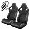 AIORBER Universal Rennsitze 2er Set aus PVC Kunstleder, Produktbild-Vorschau 1