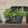 Pot de fleurs avec ciseaux LIMES DUBLO graphite 25cm Voir les images du produit 6