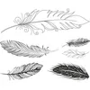 HEYDA 204888685 Stempel-Set Federn 12 x 10 x 3 cm Holz Produktbild-Vorschau 2