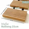 holz4home® Rollweg aus Lärche 25 cm I Holzweg Gartenweg zum Produktbild-Vorschau 5