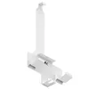A white wall mount for a Playstation 5 console and controllers. Náhľad obrázku produktu