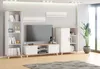 AZ team ® Komoda BIAŁA 3 Szuflady 2 Drzwi Duża Pojemna Podgląd zdjęcia produktu 4