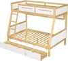 Etagenbett 90x200/120x200 cm mit 3 Rollschubladen, 2 m Produktbild-Vorschau 13