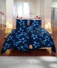 Bettwäsche 135x200 cm + 40x80 cm Sterne Stars dunkel blau Produktbild-Vorschau 2