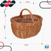 A wicker basket with dimensions indicated by measurement lines and text. Anteprima dell’immagine prodotto