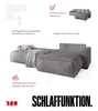 BroMARKT Ecksofa HAVANA Schlaffunktion Bettkasten L-Form Produktbild-Vorschau 10