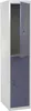 A tall, two-door metal locker with one door open. Anteprima dell’immagine prodotto