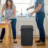 Aopunly 100L consigne de bouteilles avec couvercle, Grand Voir les images du produit 7