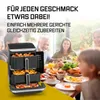 GOURMETmaxx Friteuse à air chaud 2800W, noire, avec double Voir les images du produit 10