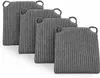 sunnypillow 4er Set Cord Stuhlkissen mit Klettverschluss - Produktbild-Vorschau 1