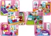 A collage of different scenes from a toy playhouse set. Náhled obrázku produktu