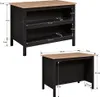 Helina buffet îlot de cuisine, 2 tablettes Voir les images du produit 10