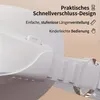 Profi Schwimmbrille Anti-Beschlag Weitwinkel Orange-Schwarz Produktbild-Vorschau 4