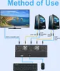 KCEVE KC-KVM201 USB3.0/ Pro HD 2 in 1 out KVM přepínač Náhled obrázku produktu 9