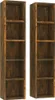 vidaXL CD-Regale 2 Stk. Räuchereiche 21x16x93,5 cm Produktbild-Vorschau 10