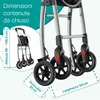 ELONEO rollator per interni largo 54 cm, pieghevole e Anteprima dell’immagine prodotto 4