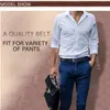 Echt Jeans-Gürtel Herren Damen Massive Schnalle Leder Produktbild-Vorschau 9