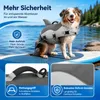 Hunde Schwimmweste Hai, mit Rückenflosse, verstellbar, Pet Produktbild-Vorschau 5