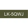Epson LabelWorks LK-5QWJ - Weiß auf Matt-Khaki - Rolle (1,8 Produktbild-Vorschau 1