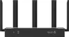 A black and gray Wi-Fi 6 router with four antennas is shown against a white background. Anteprima dell’immagine prodotto