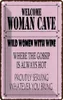 vianmo Blechschild 30x20 cm welcome woman cave wild women Produktbild-Vorschau 1